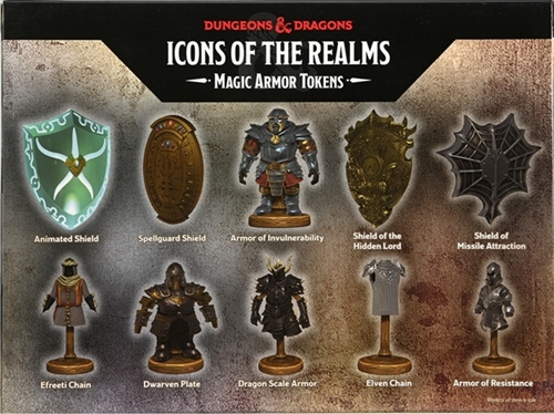DnD - Magic Armor Tokens - Icons of the Realms - DnD miniatures
